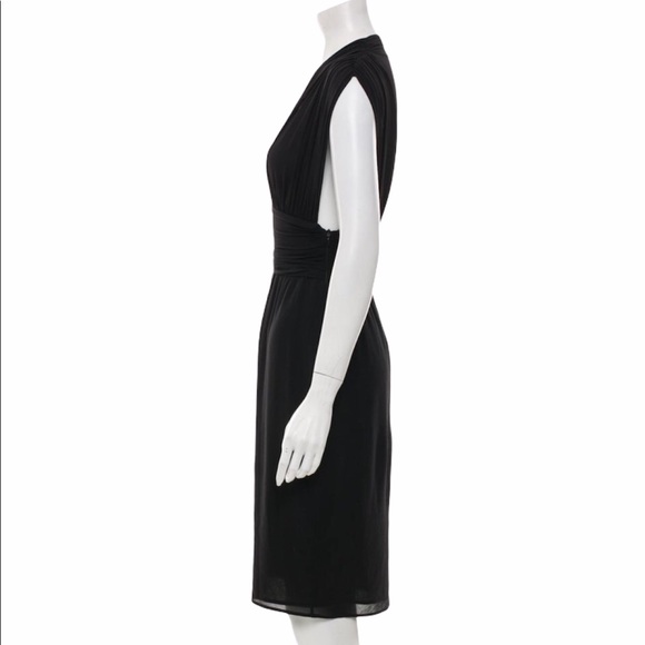 Auth Celine plunge neckline silk dress Host Pick🎊 - Picture 5 of 5